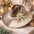 Southern Charm Western Fedora – One-of-a-Kind Hand-Created Hat