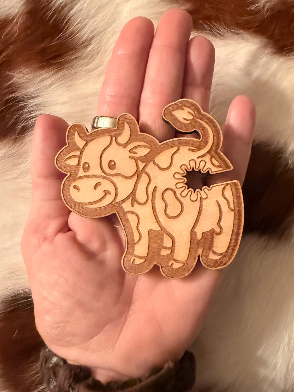 Mooo-ve over boring bag clips!