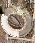 Dusty Trail Western Fedora – Handcrafted Boho Statement Hat