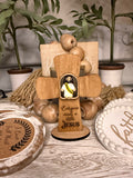 Everyone Needs a Little Jesus – Rustic Faith Cross Display